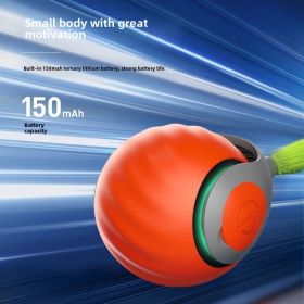 Pet Gravity Protrusion Ball, Cats And Dogs Are All Applicable, Super Suction, Stimulate The Nature Of Cute Pets To Hunt, Fun Interaction Super Love (Color: Orange)